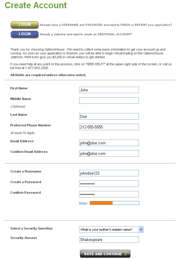 Once you have completed the online application you will be prompted ...